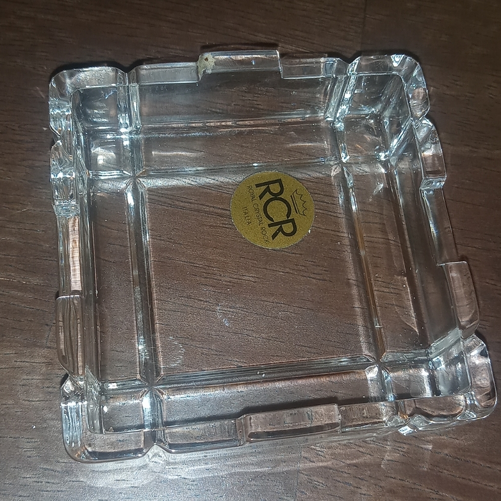 3x3 RCR Royal Crystal Ashtray